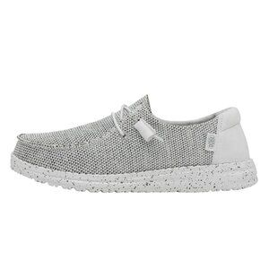 Hey Dude Women's Wendy Sox Slip-On Shoes in Stone White